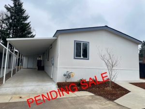 manufactured home pending sale