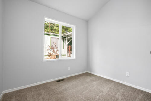 Floorplan C - White Cabinets - Stock Photo