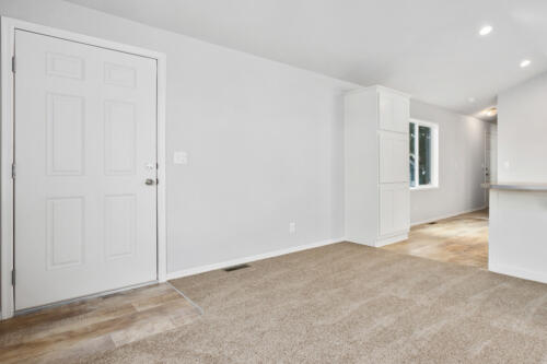 Floorplan C - White Cabinets - Stock Photo