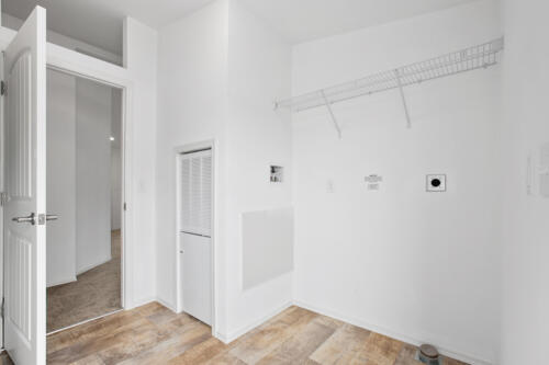 Floorplan A - White Cabinets - Stock Photo